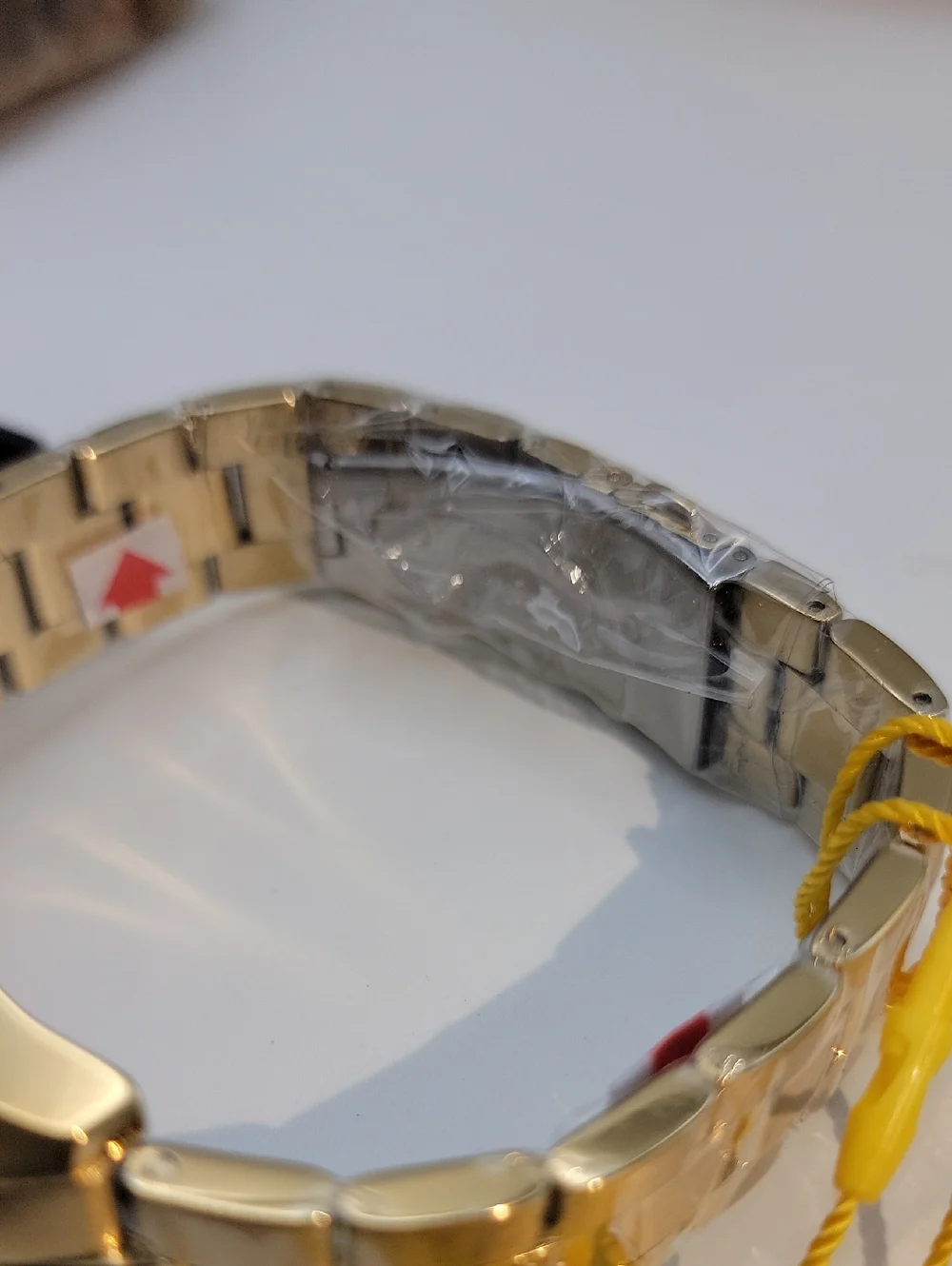 NWT Invicta Gold Black 50546 Artist SURREAL Quartz Watch 40mm Red Gradient Dial